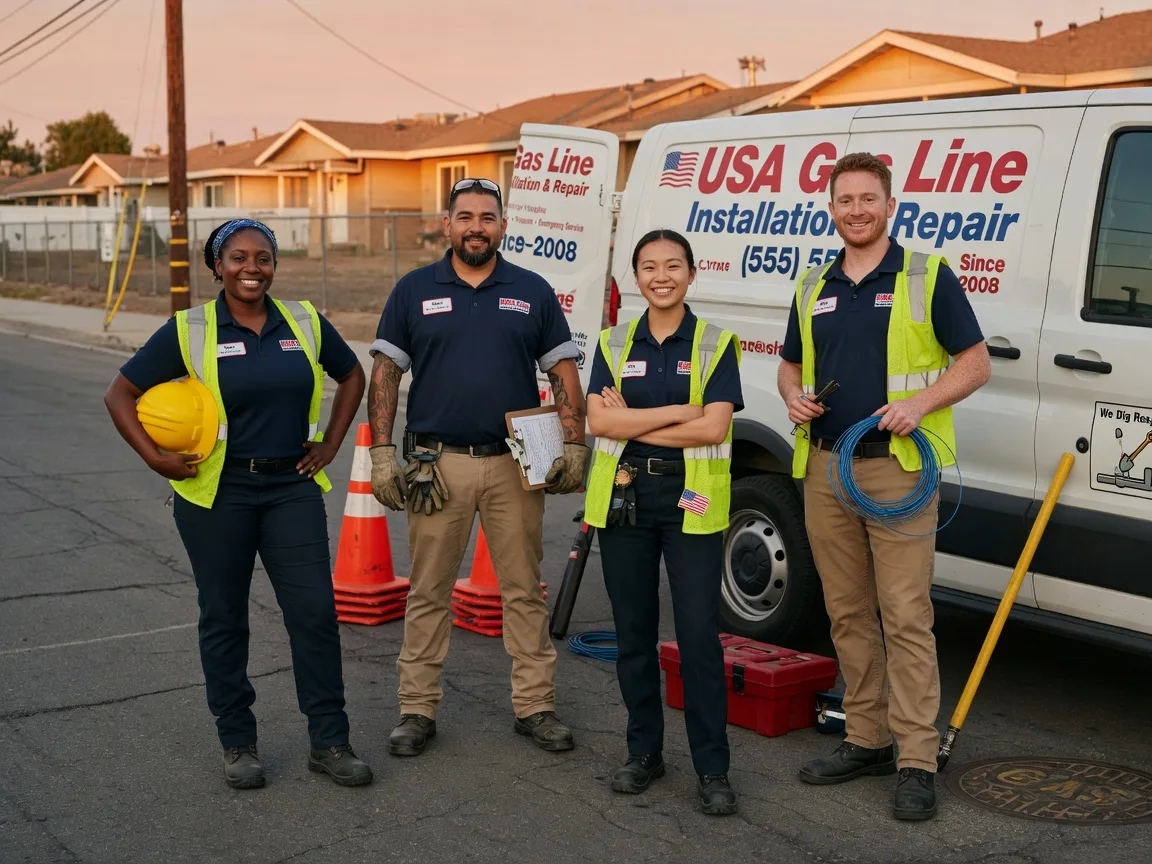 Gas Line Installation company in Caputa, SD